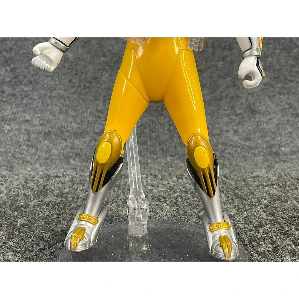 Bandai Power Rangers Wild Force Yellow Spin Morphin Ranger Flip Head Figure 2001